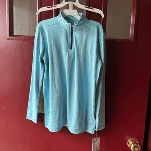 Tommy Bahama Active Blue Pullover with matching shorts.